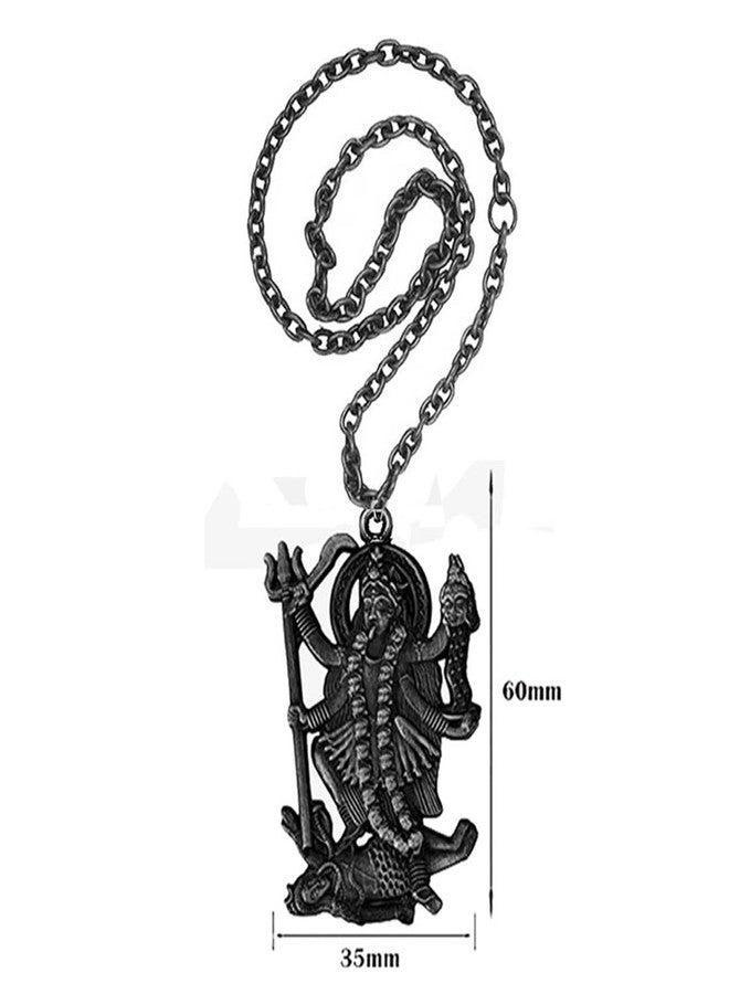 AFH Goddess Kali/Maa Kali/Mahakali رمادي ديني ديفي ماتا ديكور سيارة معلقة حلية - Image 2